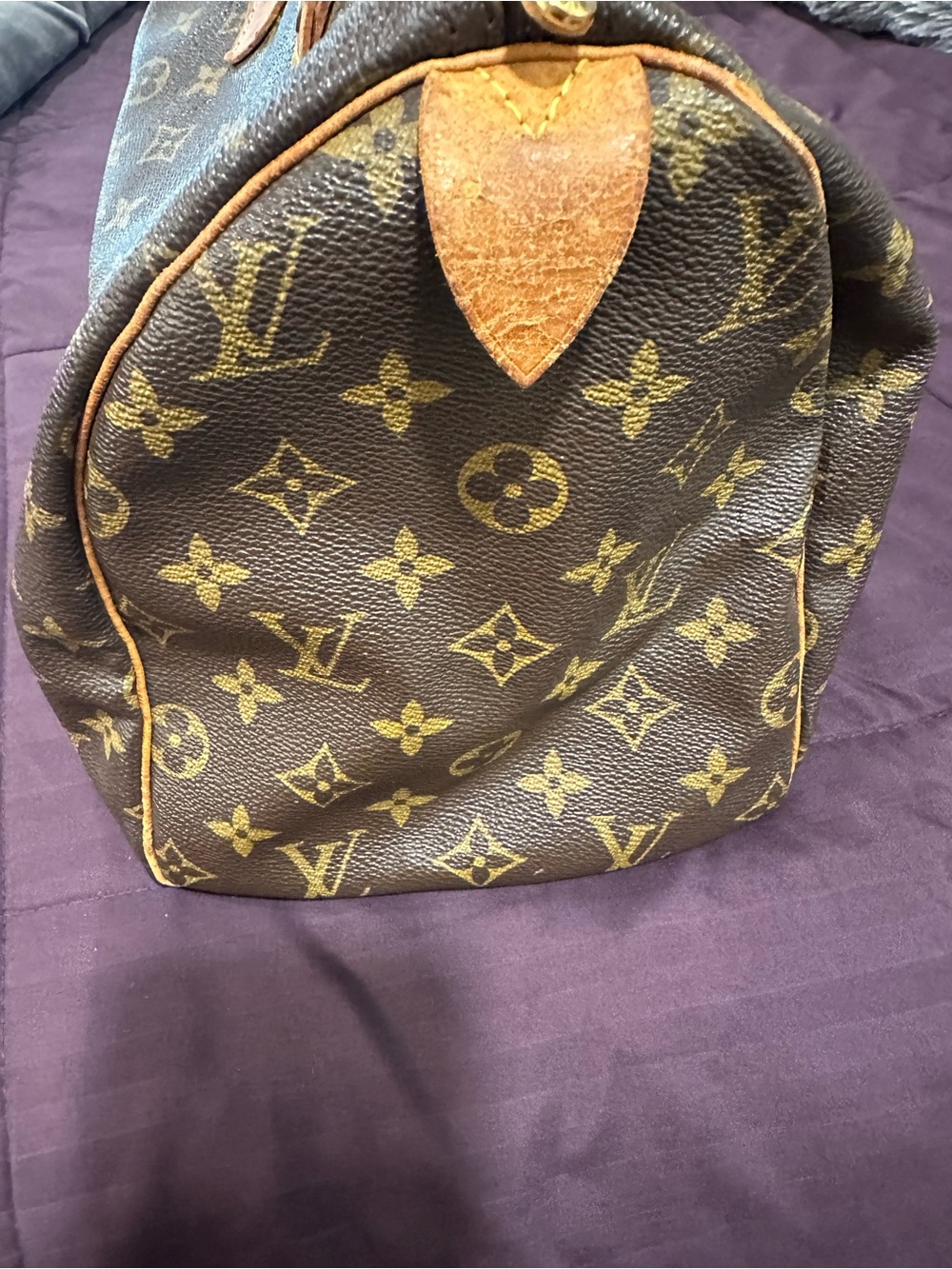 Louis Vuitton Monogram Canvas Satchel with Vachetta Leather Trim - Picture 7 of 11